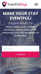 Mobile Screenshot of eventfulstays.com